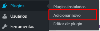 Tela da plataforma
