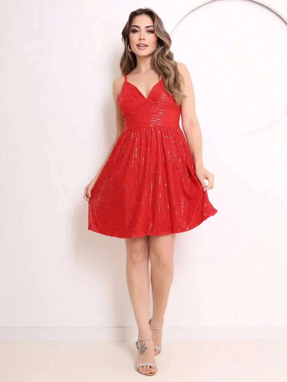 Vestido Alça Fina